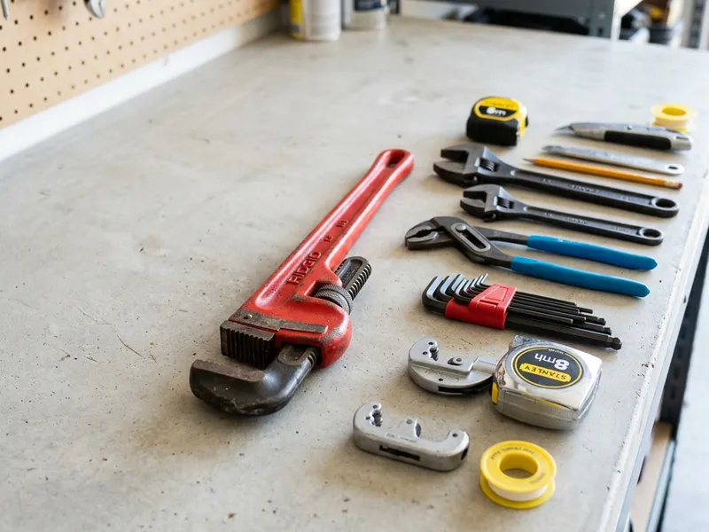 Professional plumbers in Van Buren, AR equipped with top-tier tools for residential and commercial plumbing services.